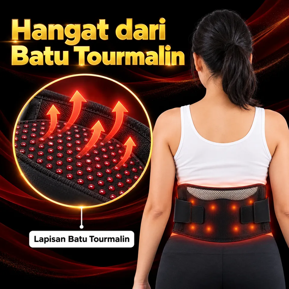 Kenalan dengan Sabuk Terapi Pinggang Tourmaline
