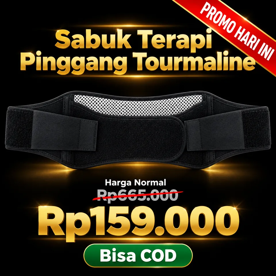Sabuk Terapi Pinggang Tourmaline — promo