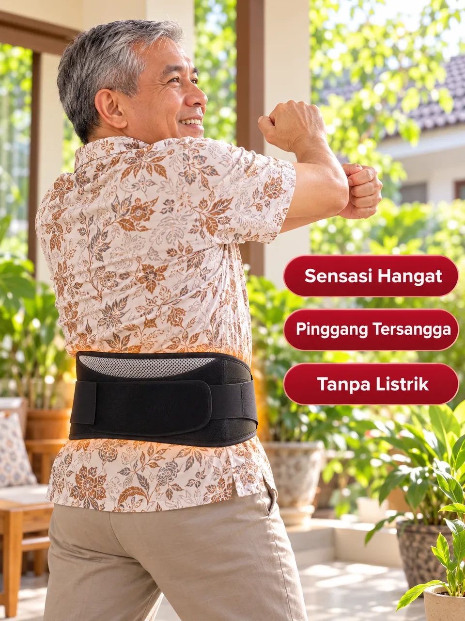 Pinggang Pegal & Kaku Tiap Bangun Tidur? Rasakan Hangat yang Bikin Pinggang Lebih Nyaman, Cukup 15–30 Menit Sehari